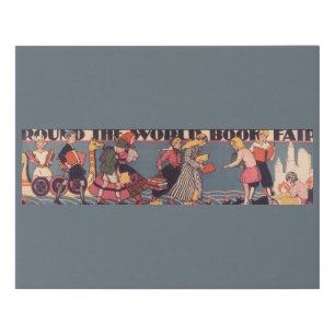 1931 Children's Book Week Faux Canvas
