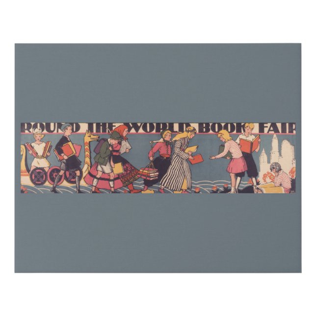 1931 Children's Book Week Faux Canvas (Front)
