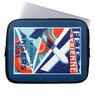 1931 French International Air Show Laptop Sleeve