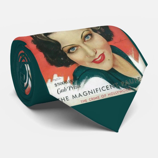 1931 Gloria Swanson magazine cover print  Neck Tie (Rolled)