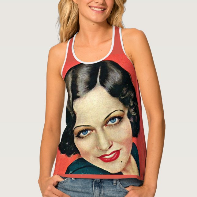 1931 Gloria Swanson Tank Top (Front)
