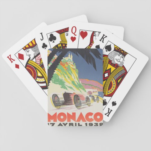 1932 Grand Prix of Monaco Playing Cards