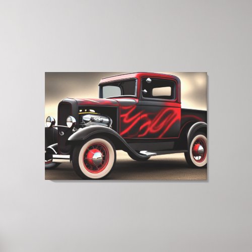 1932 Pickup Truck Classic Car Canvas Print