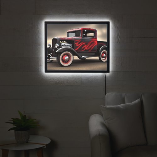 1932 Pickup Truck Illuminated Sign