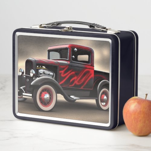 1932 Pickup Truck Metal Lunch Box