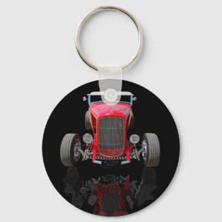 1932 Red Roadster Keychain