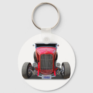 1932 Red Roadster Keychain