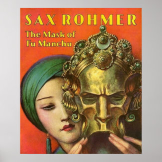 1932 The Mask of Fu Manchu cover Poster