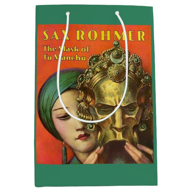 1932 The Mask of Fu Manchu cover print Medium Gift Bag (Front)