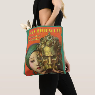 1932 The Mask of Fu Manchu cover print Tote Bag
