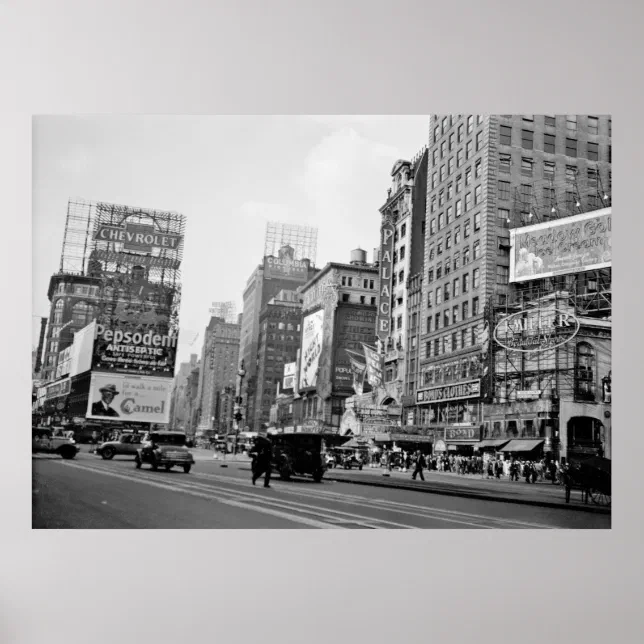 1932 TIMES SQUARE-NEW YORK CITY POSTER | Zazzle