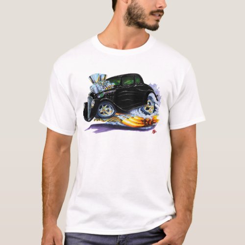 1933_36 Willys Black Car T_Shirt