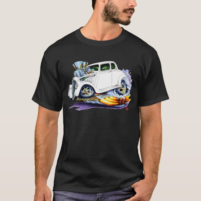 1933-36 Willys White Car T-Shirt (Front)
