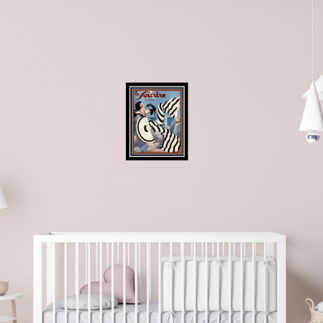 1933 Art Deco Le Sourire Poster 16x20 | Zazzle