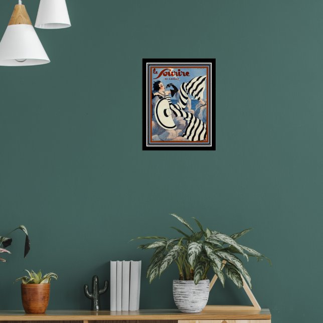 1933 Art Deco Le Sourire Poster 16x20 | Zazzle