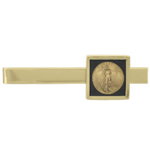 1933 Double Eagle Gold Coin Gold Finish Tie Clip