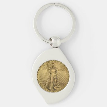 1933 Double Eagle Gold Coin Keychain by 1933doubleeagle at Zazzle