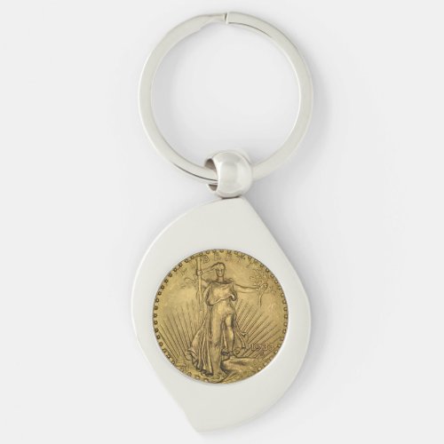 1933 Double Eagle Gold Coin Keychain