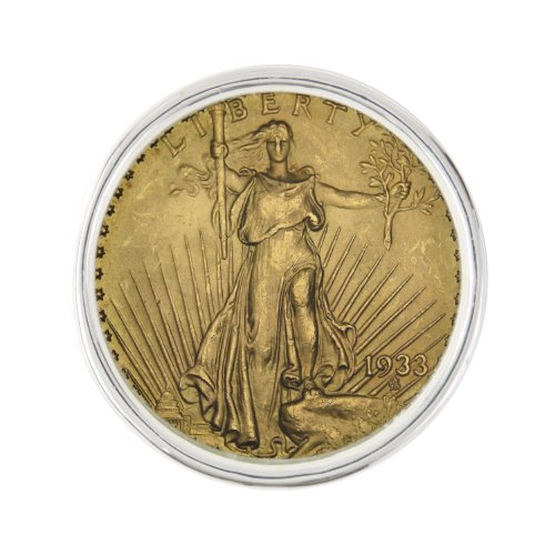 1933 Double Eagle Gold Coin Pin