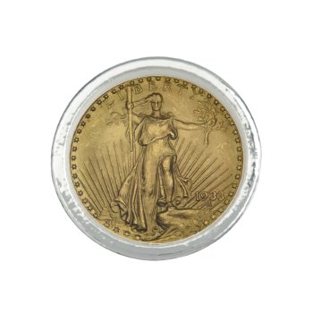 1933 Double Eagle Gold Coin Ring by 1933doubleeagle at Zazzle