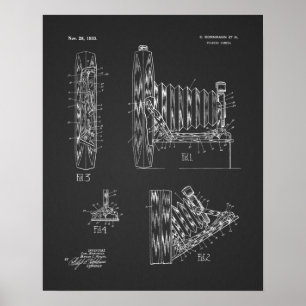 1933 Folding Camera Patent Art Drawing Print