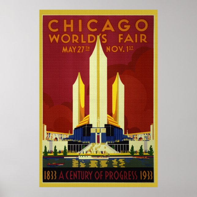 1933 World's Fair 36 x 24 Poster (Front)