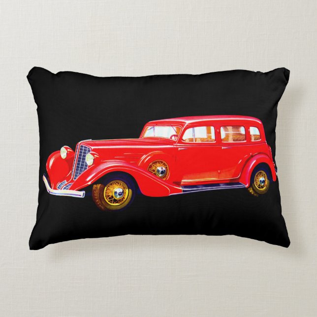 1934 Auburn print Accent Pillow (Front)