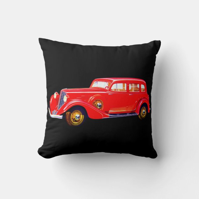 1934 Auburn print Throw Pillow (Front)