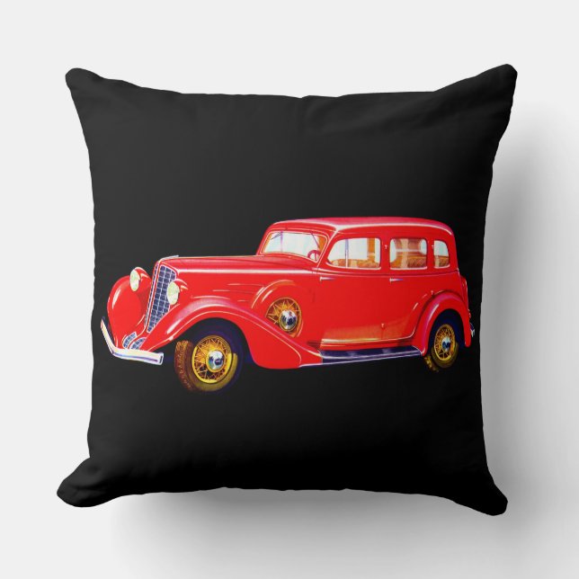 1934 Auburn print Throw Pillow (Front)