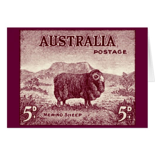 1934 Australian Merino Sheep (Front Horizontal)