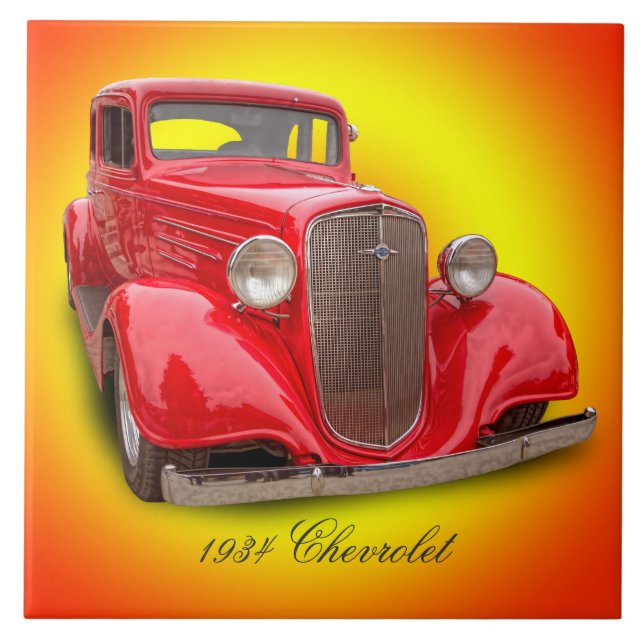 1934 CHEVROLET CERAMIC TILE (Front)