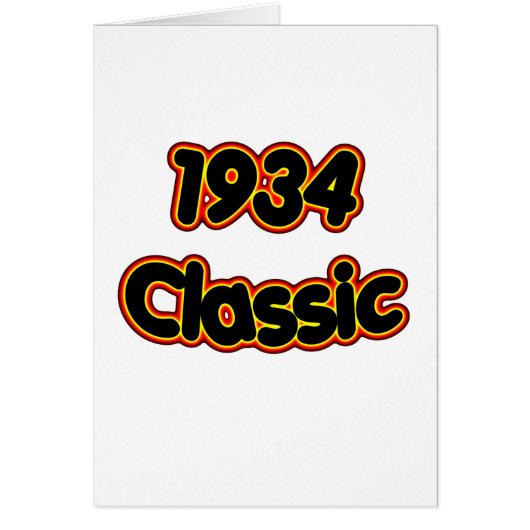 1934 Classic Cards (Front)