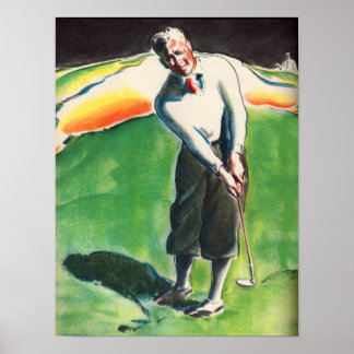 1934 golfing print