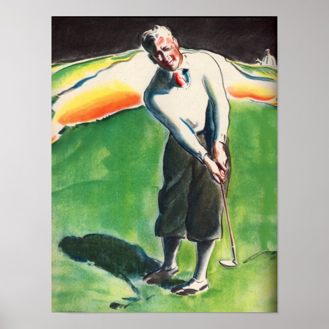 1934 golfing print (Front)