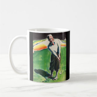 1934 golfing print coffee mug