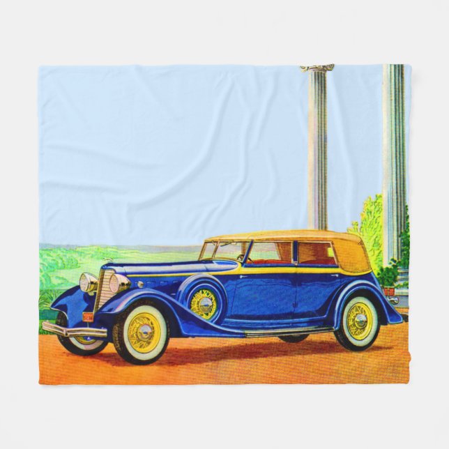 1934 Lincoln model KA Fleece Blanket (Front (Horizontal))