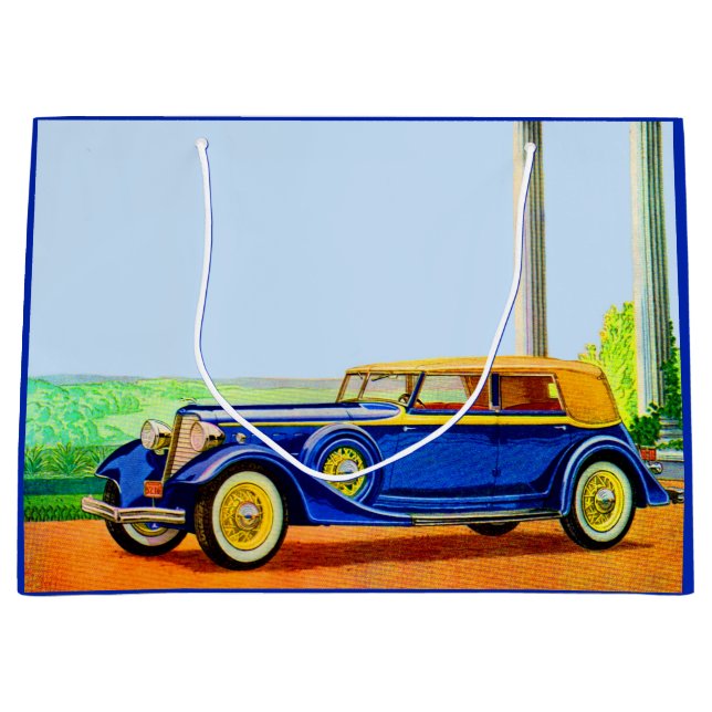 1934 Lincoln model KA Large Gift Bag (Front)