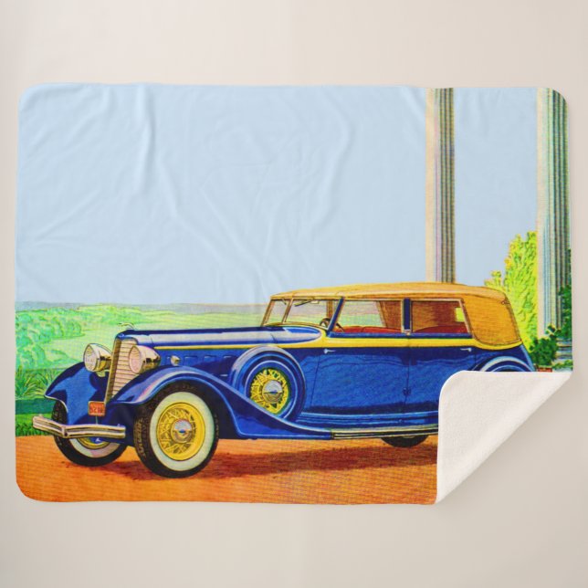 1934 Lincoln model KA Sherpa Blanket (Front (Horizontal))