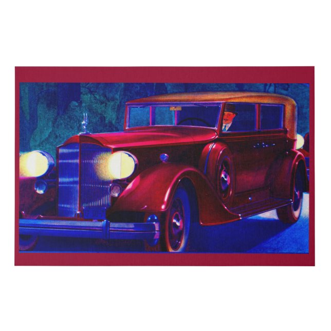 1934 Packard automobile Faux Canvas Print (Front)