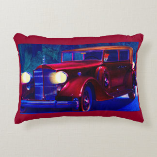 1934 Packard automobile print Accent Pillow