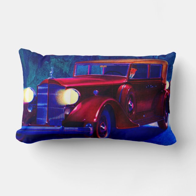1934 Packard automobile print Lumbar Pillow (Front)