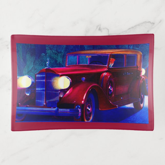 1934 Packard automobile print Trinket Tray (Front)