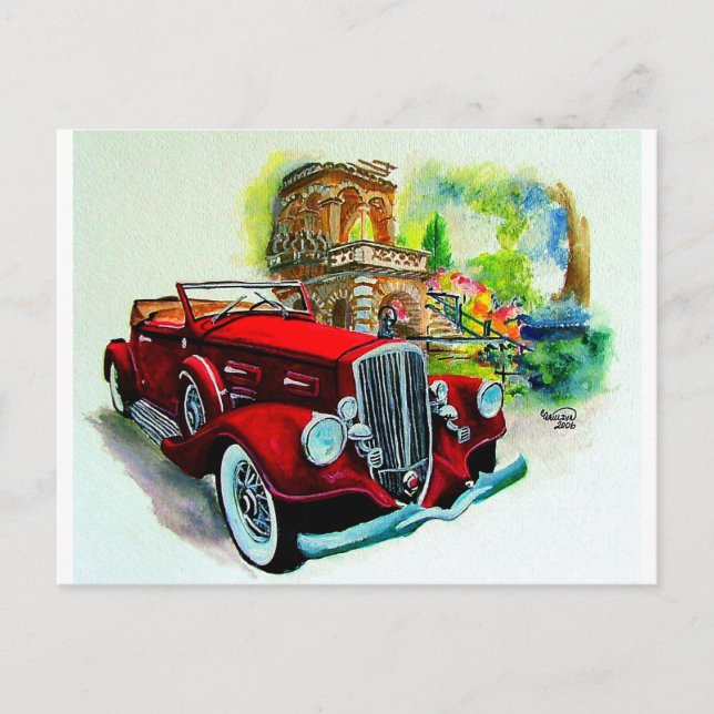 1934 Pierce Arrow Postcard (Front)