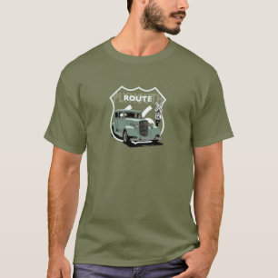 1934 Plymouth. Chrysler. Mopar. Mint Green Hotrod T-Shirt