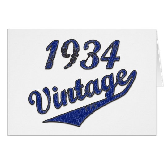1934 Vintage Cards (Front Horizontal)