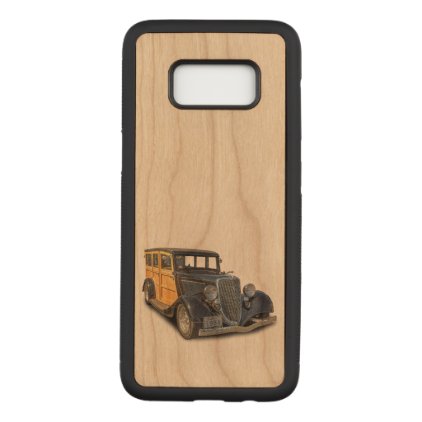 1934 VINTAGE WOODIE CARVED SAMSUNG GALAXY S8 CASE