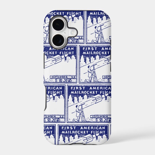 1935 American Rocket Mail Iphone Case (Back)
