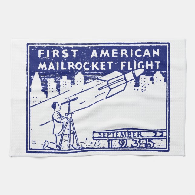 1935 American Rocket Mail Towel (Horizontal)