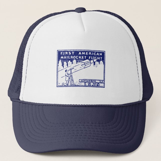 1935 American Rocket Mail Trucker Hat (Front)