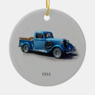 1935 Blue Truck ornament